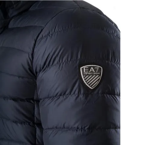 ABRIGO LARGO PARA HOMBRE  EA7 EMPORIO ARMANI DOWN NEGRO  6HPK12 1200