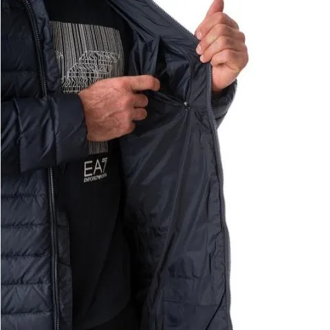 ABRIGO LARGO PARA HOMBRE  EA7 EMPORIO ARMANI DOWN NEGRO  6HPK12 1200