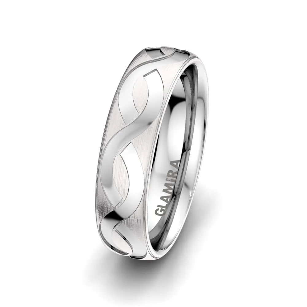 Anillo Boda Hombre Bright Maze 6 mm