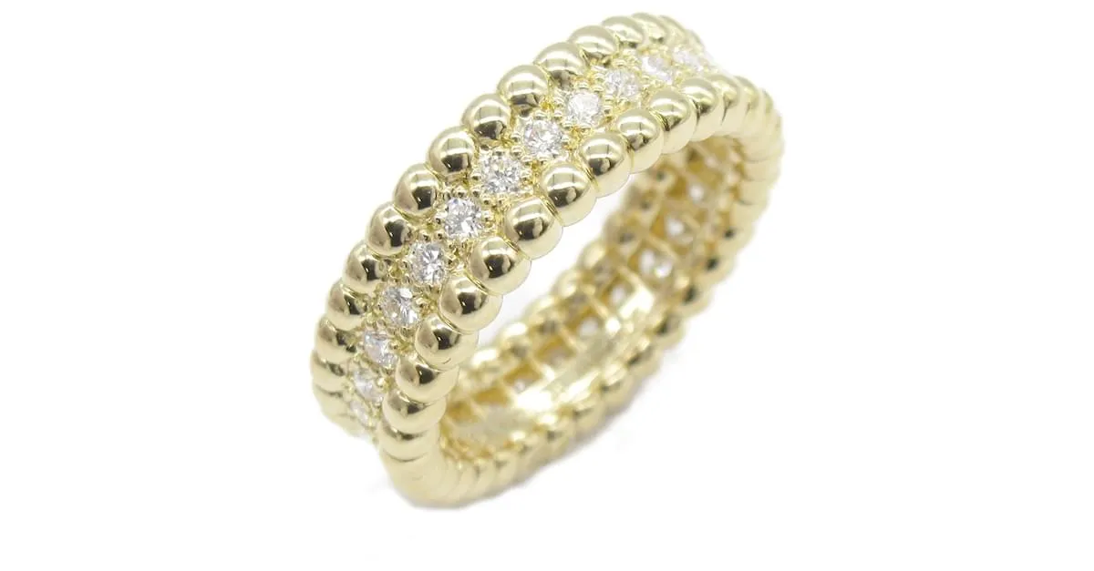 Anillo de diamante Perlée de Van Cleef & Arpels Dorado 