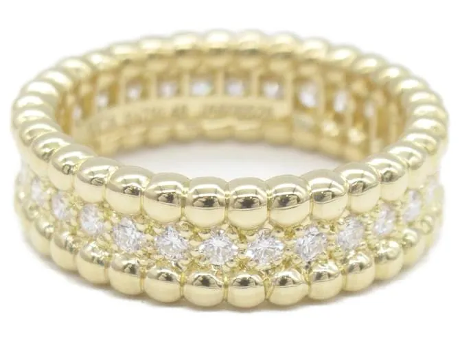 Anillo de diamante Perlée de Van Cleef & Arpels Dorado 