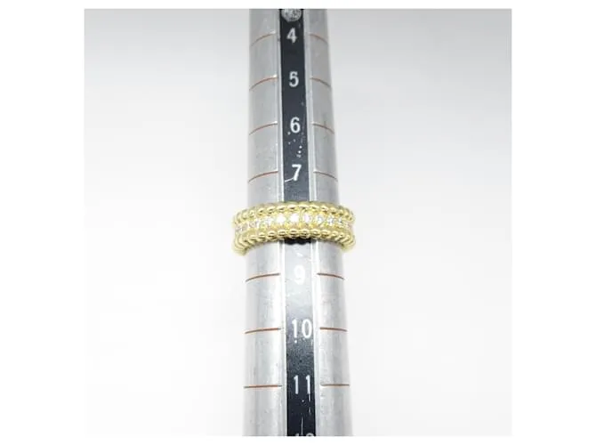 Anillo de diamante Perlée de Van Cleef & Arpels Dorado 