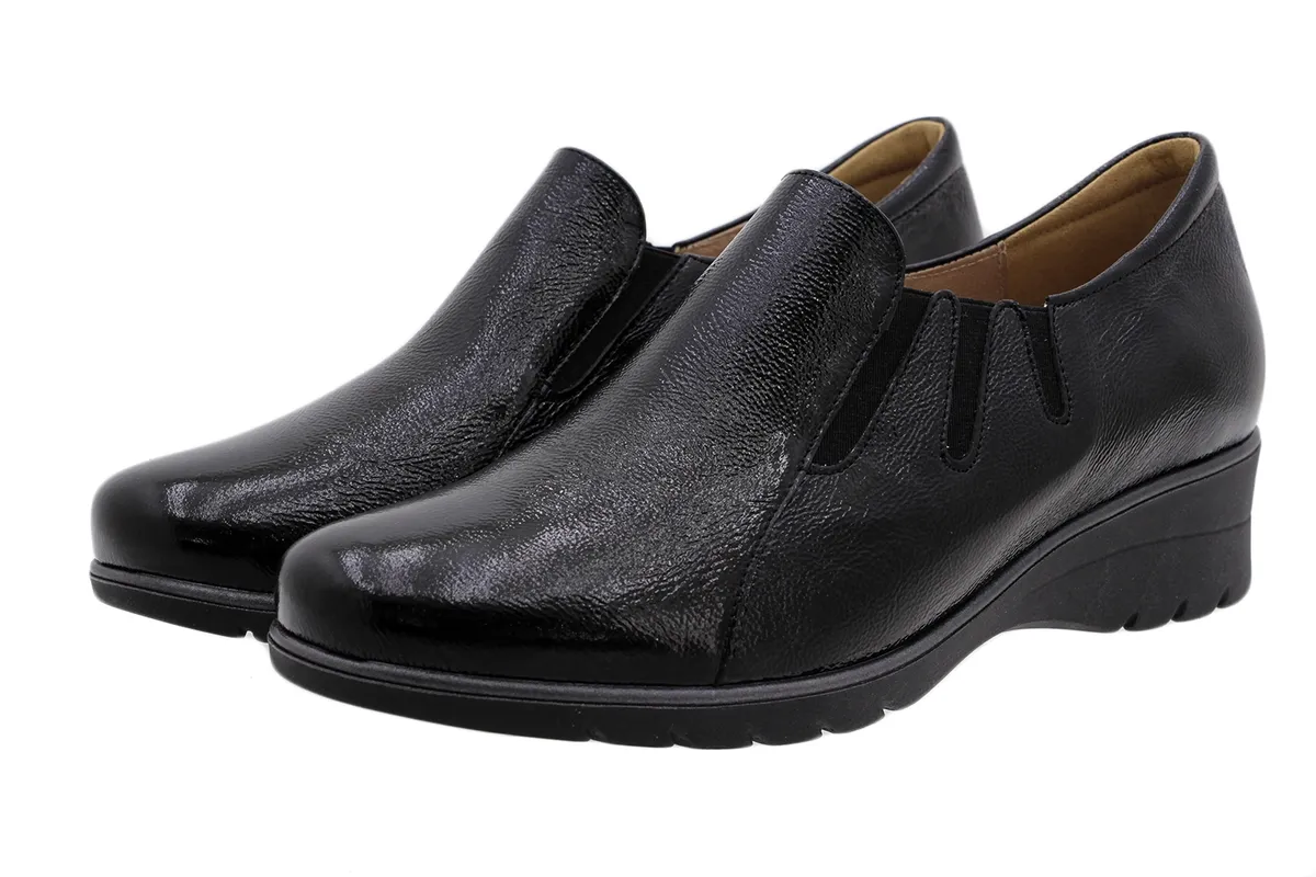 Ankle Boot Shoe Black Patent