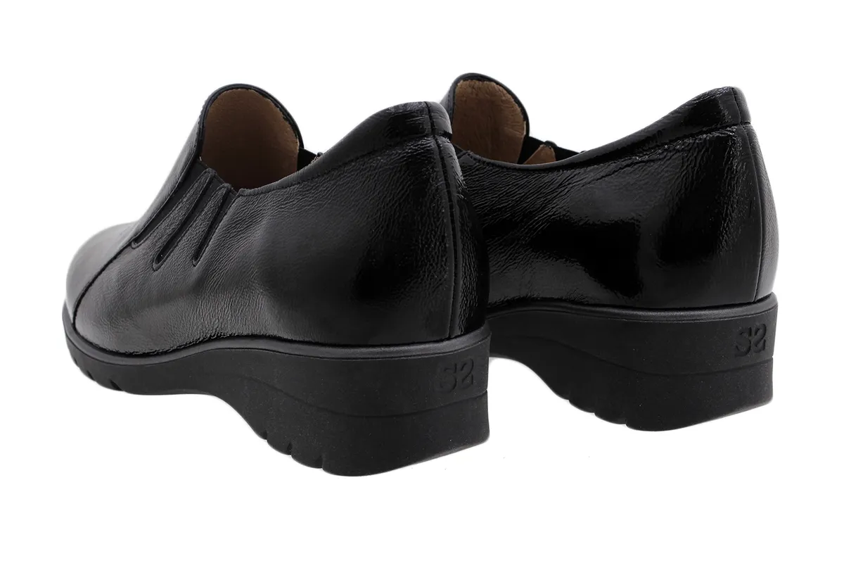 Ankle Boot Shoe Black Patent