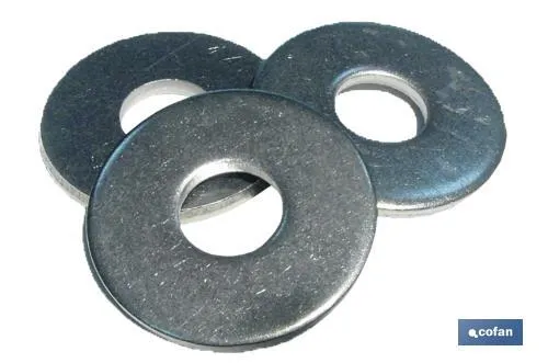 ARANDELA PLANA ALA ANCHA INOX A2