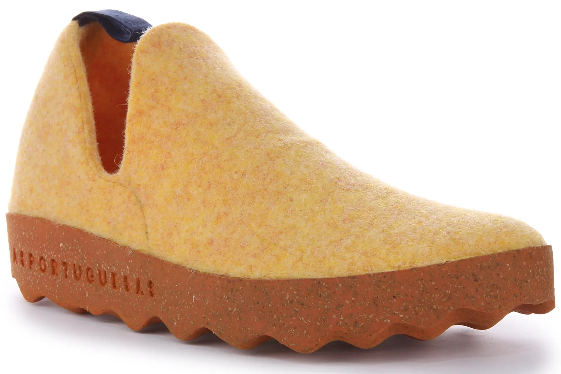 Asportuguesas City L Zapatos con suela de corcho para mujer en marino