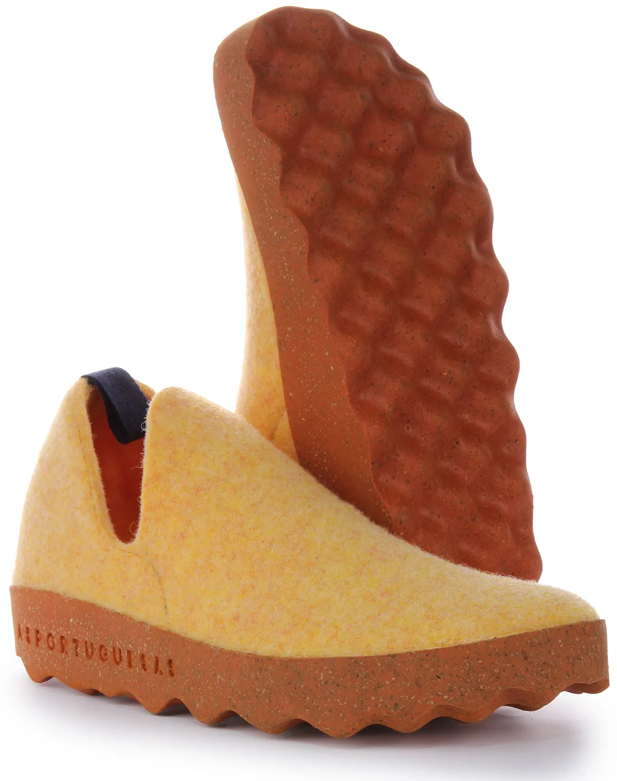 Asportuguesas City L Zapatos con suela de corcho para mujer en marino