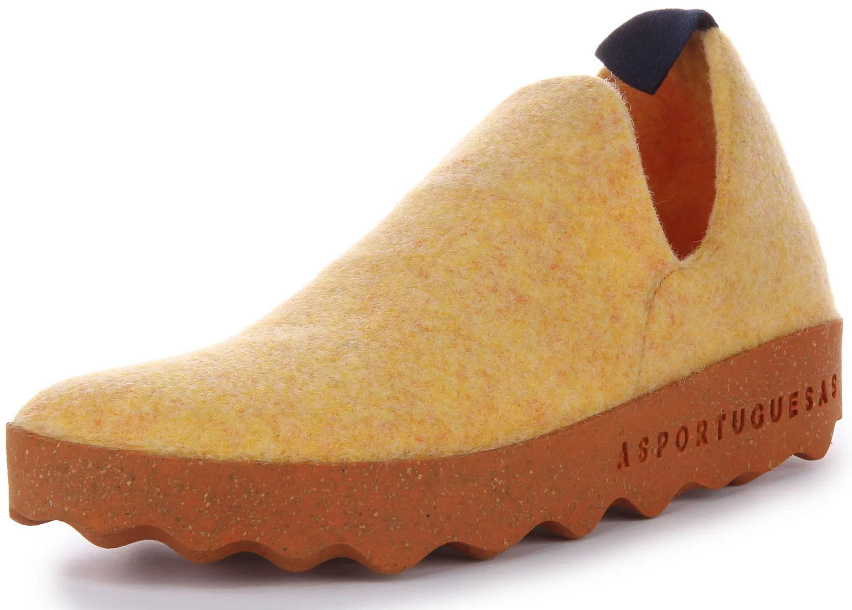 Asportuguesas City L Zapatos con suela de corcho para mujer en marino