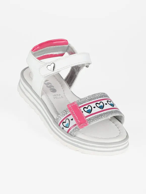 Asso Sandalias brillo niñas