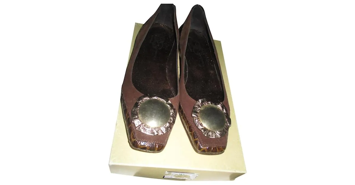 Autre Marque bailarinas Marrón oscuro 