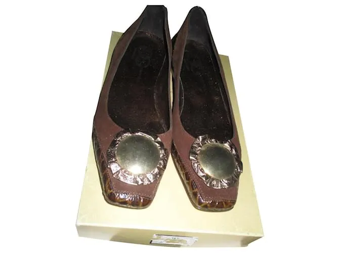 Autre Marque bailarinas Marrón oscuro 