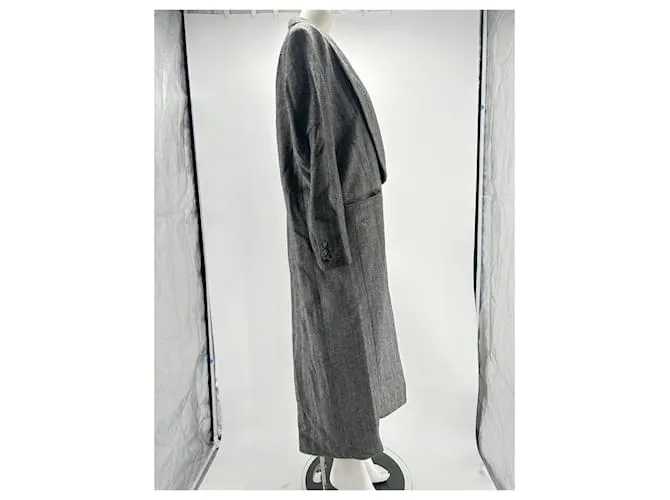 Autre Marque NO FIRMA / UNSIGNED Abrigos T.Lana S Internacional Gris 