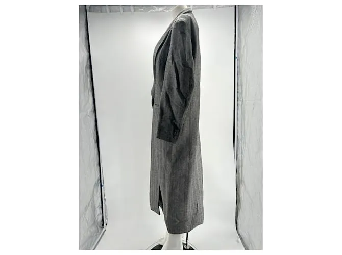 Autre Marque NO FIRMA / UNSIGNED Abrigos T.Lana S Internacional Gris 