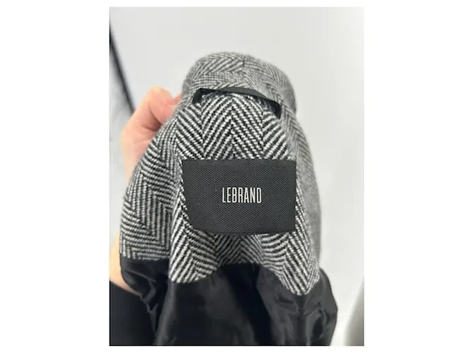 Autre Marque NO FIRMA / UNSIGNED Abrigos T.Lana S Internacional Gris 