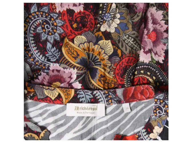 Autre Marque Rich & Royal Multicolor Estampado de cebra 