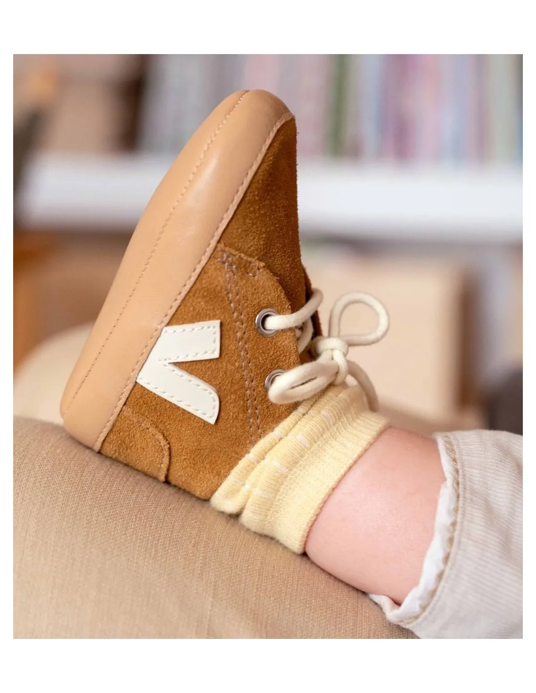 Baby Suede Camel Pierre