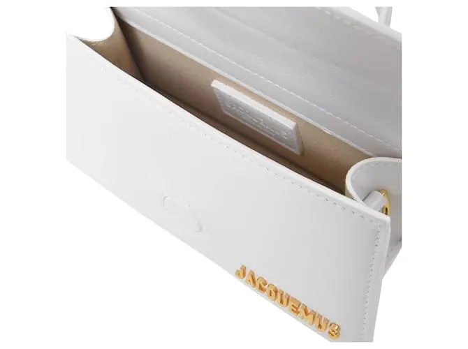BANDOLERA LE BAMBINO  JACQUEMUS  BLANCO  CUERO 