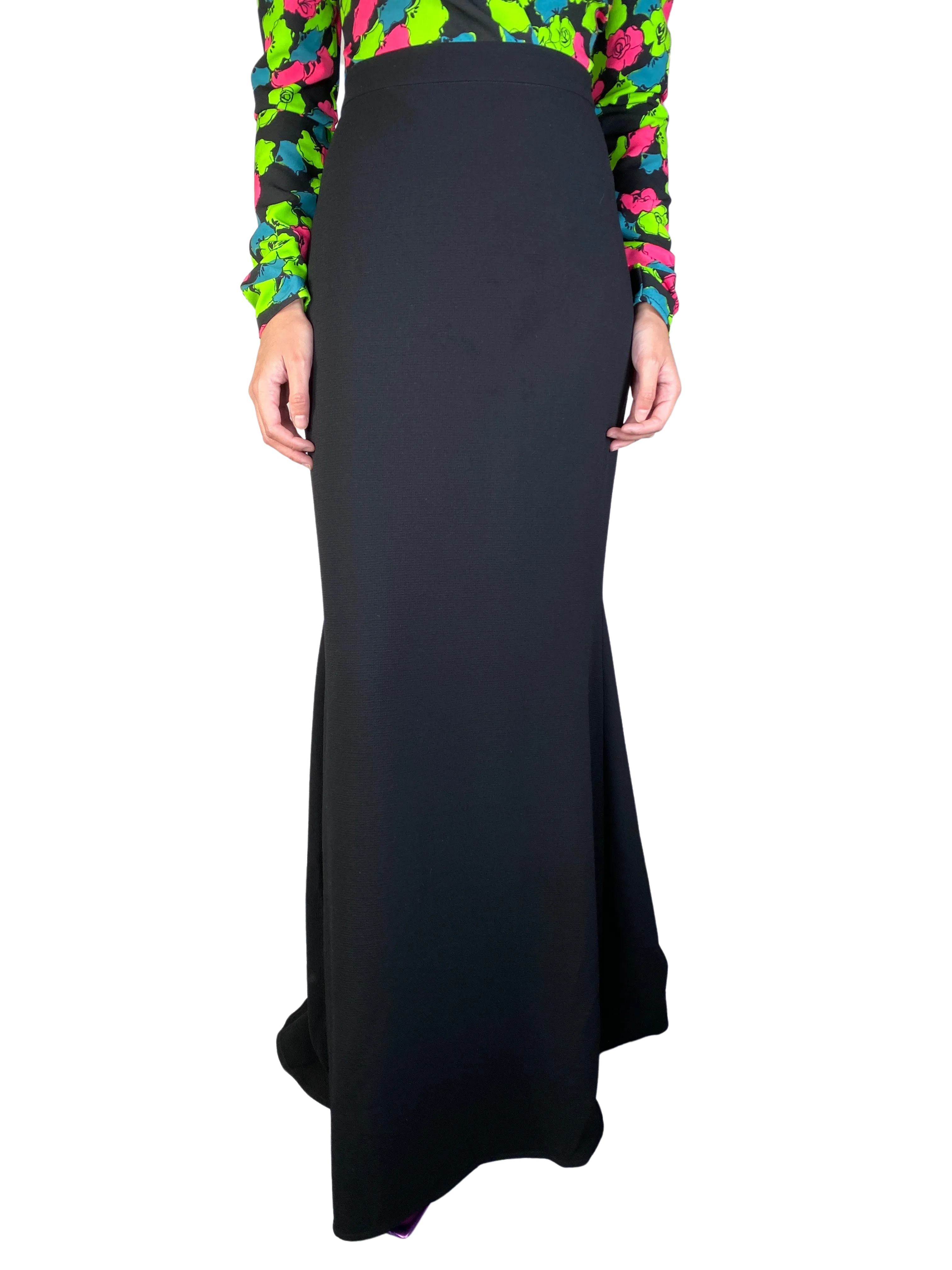 BCBG Falda Maxi Con Vuelos