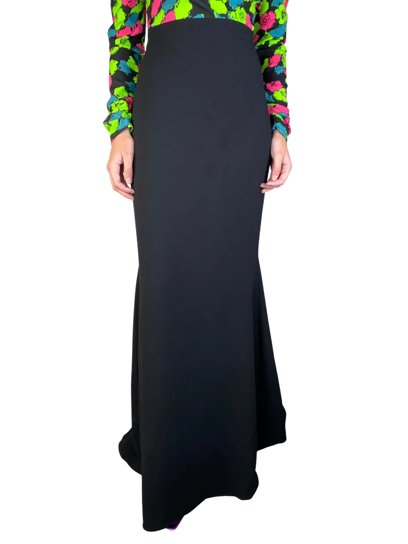 BCBG Falda Maxi Con Vuelos