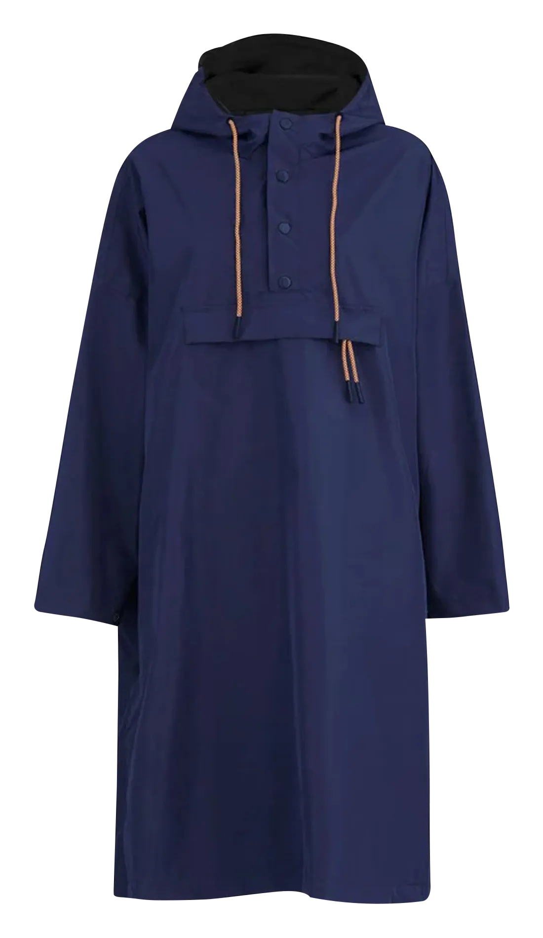 BECKSONDERGAARD Poncho amplio impermeable en azul
