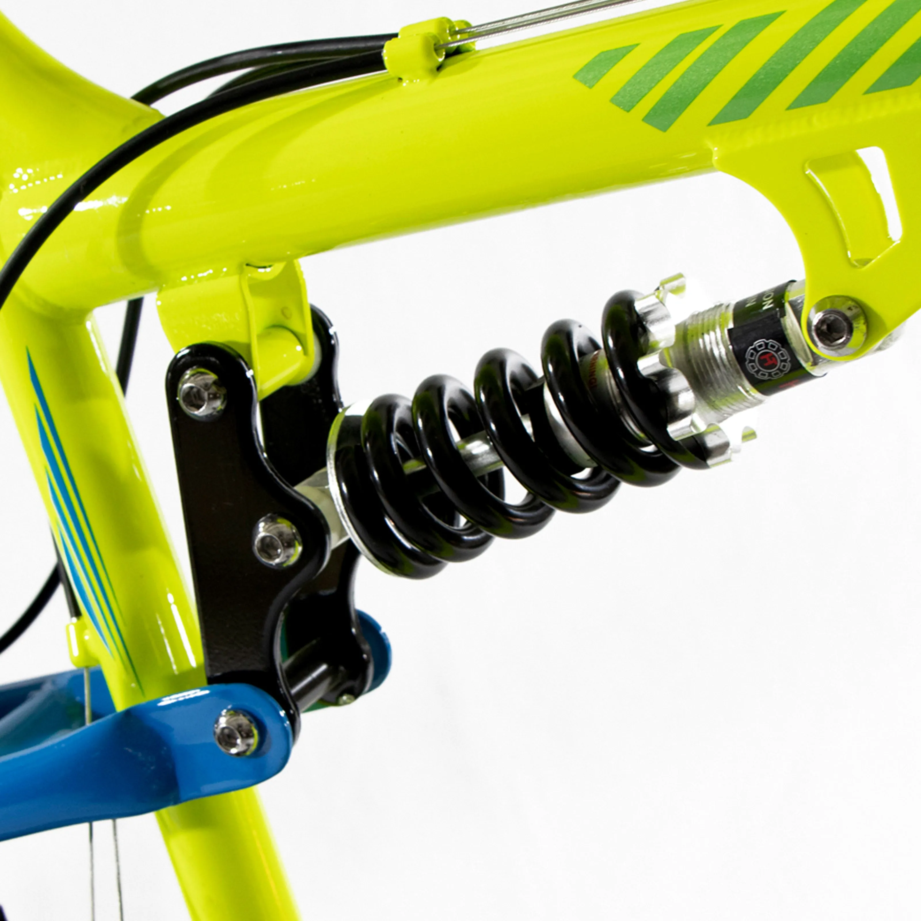 Bicicleta BENOTTO Montaa BLACKCOMB R24 21V. Hombre DS Frenos Doble Disco Mecanico Acero Amarillo Neon/Azul Talla:UN