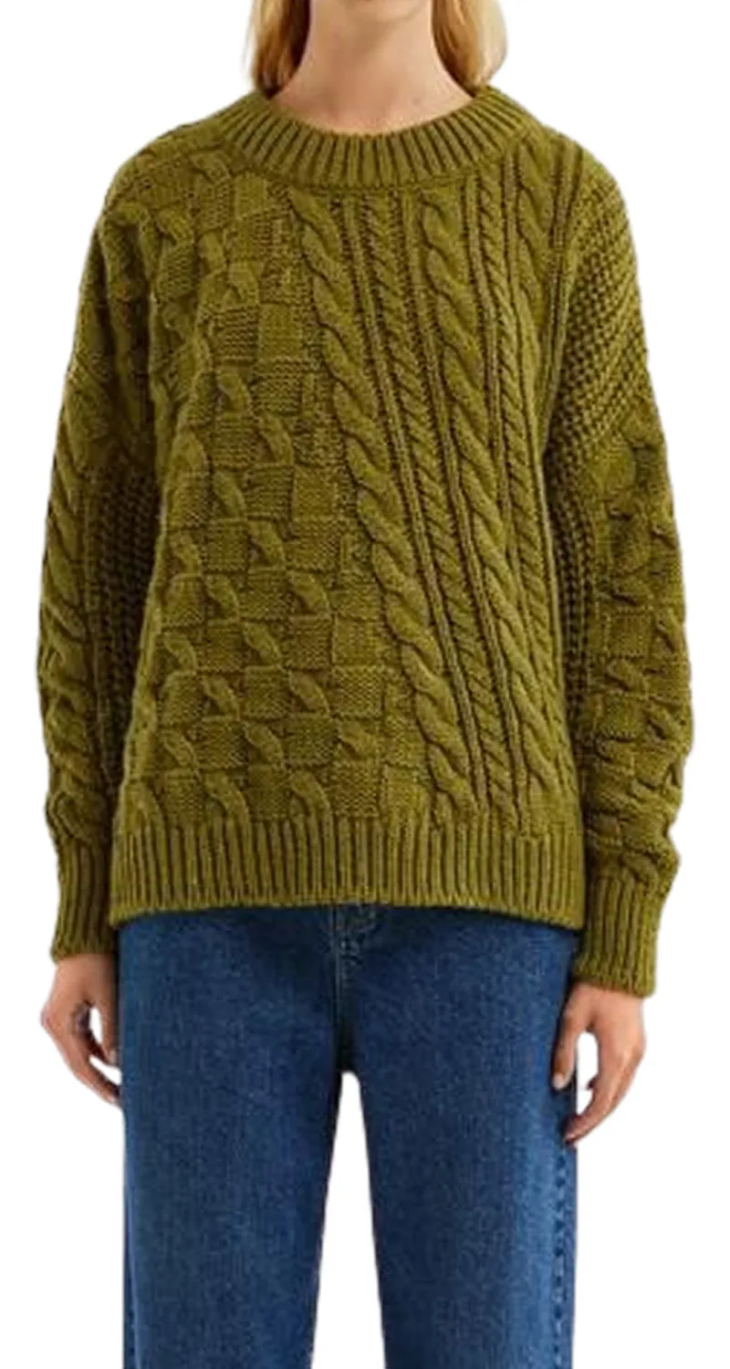 BIMBA Y LOLA Sweater Verde Tejido