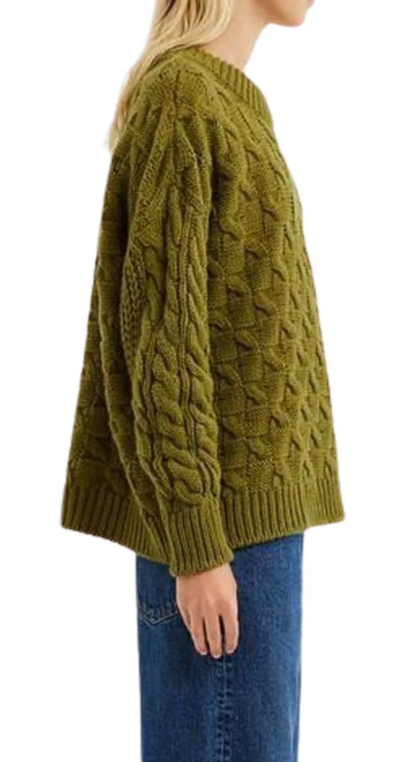 BIMBA Y LOLA Sweater Verde Tejido