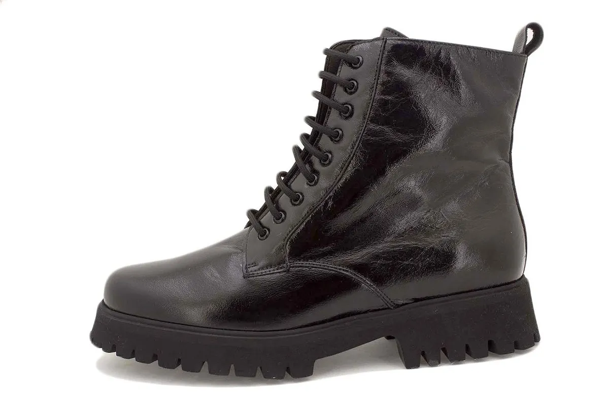 Black Patent Ankle boot