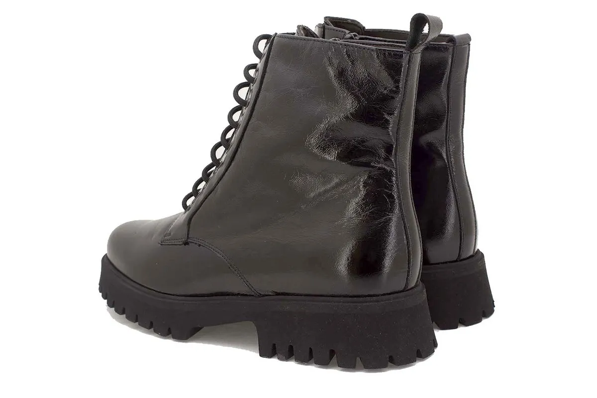 Black Patent Ankle boot