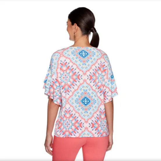 BLUSA ELEGANTE GERAN MULTICOLOR RUBY RD