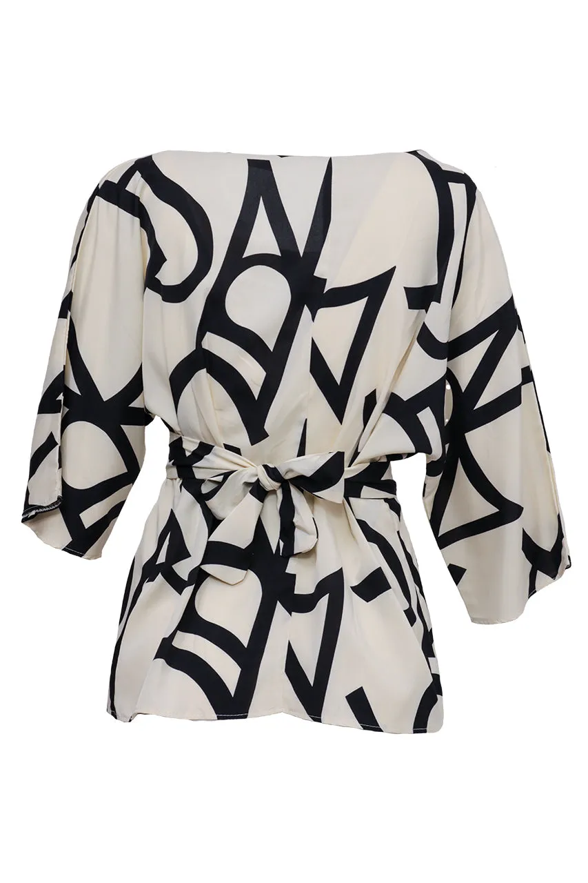 Blusa Manga Tres Cuartos para Mujer Okey 931E