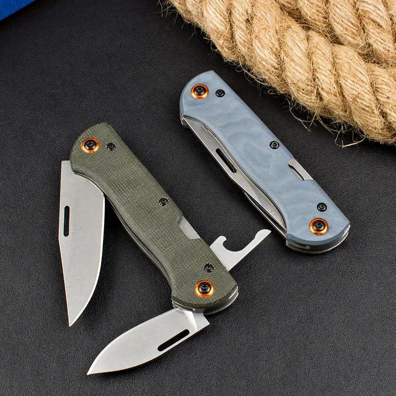 BM 371 Cuchillo plegable Weekender de 2 hojas con junta deslizante, 2,97" Satinado S30V, cuchillas con punta de clip y punt