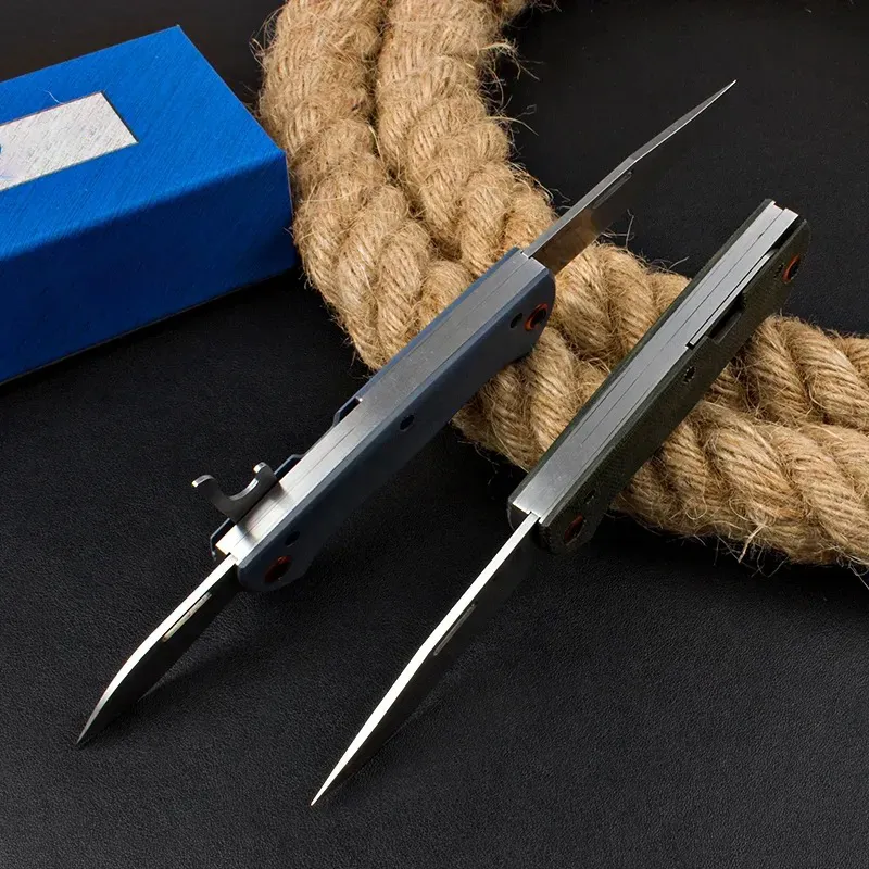 BM 371 Cuchillo plegable Weekender de 2 hojas con junta deslizante, 2,97" Satinado S30V, cuchillas con punta de clip y punt
