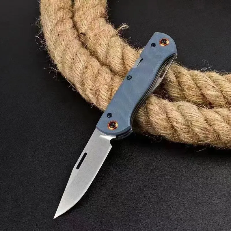 BM 371 Cuchillo plegable Weekender de 2 hojas con junta deslizante, 2,97" Satinado S30V, cuchillas con punta de clip y punt