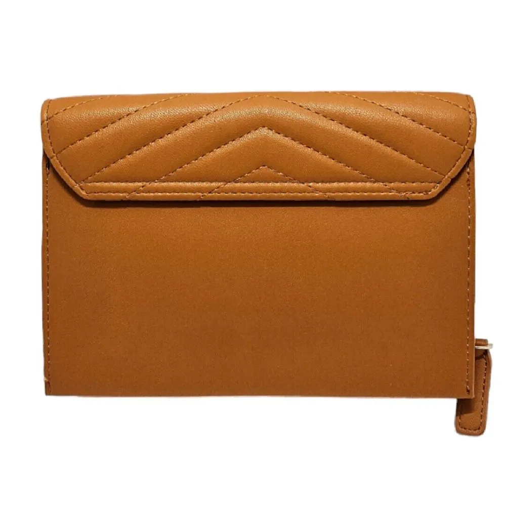 Bolso Bandolera Amarillo Asa Ajustable Cremallera Dorada