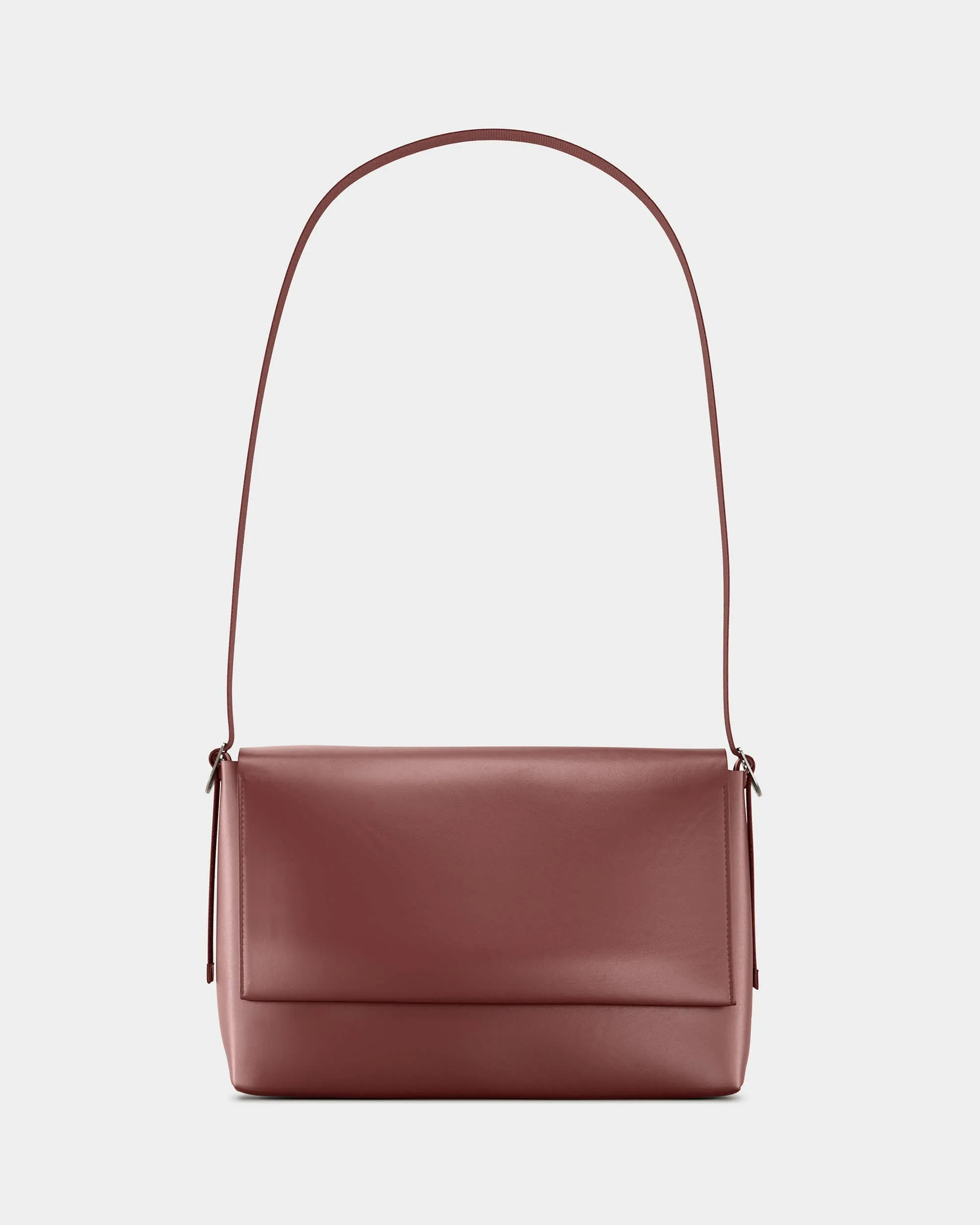 Bolso Messenger · burgundy
