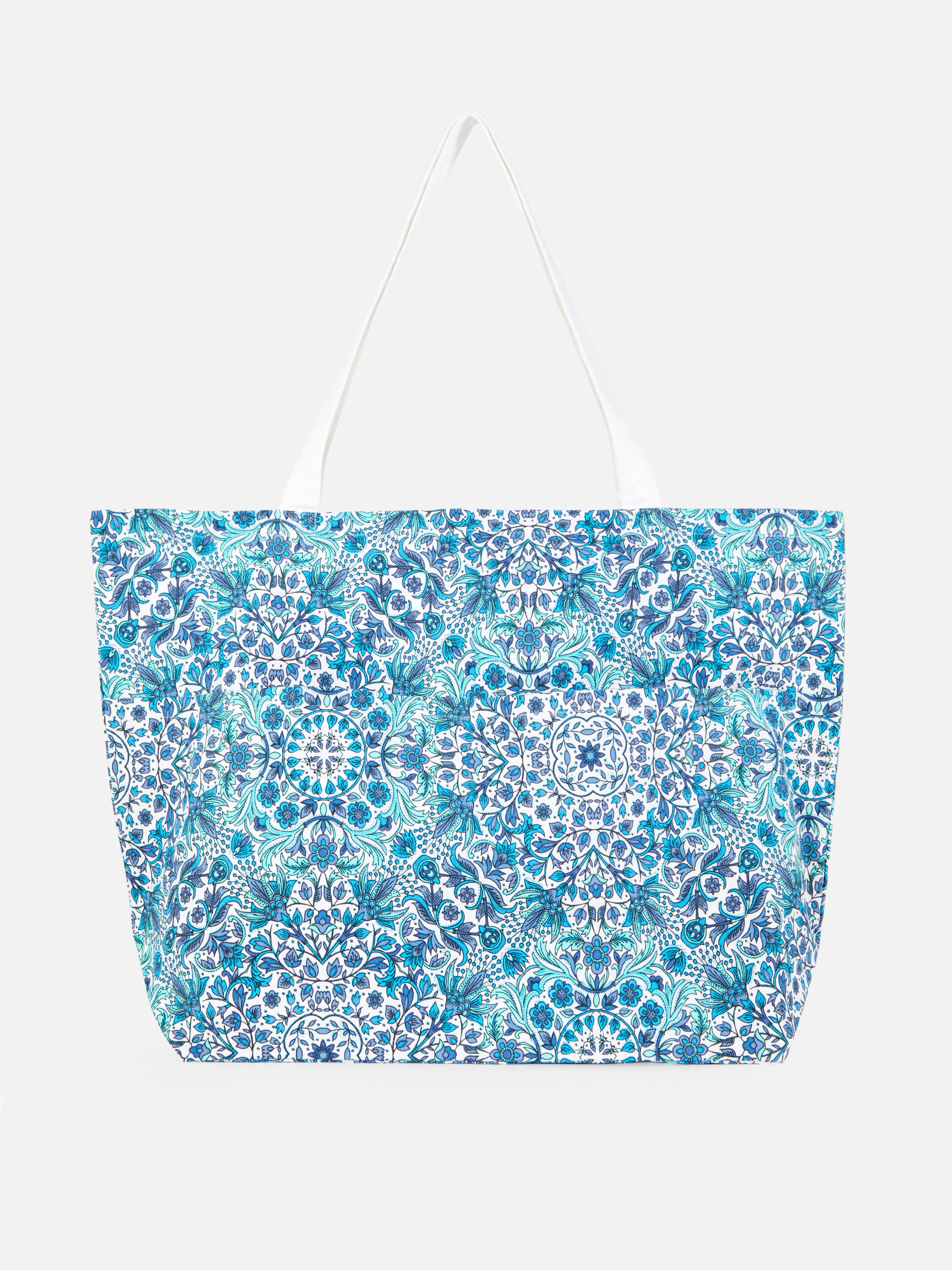 Bolso shopper grande estampado