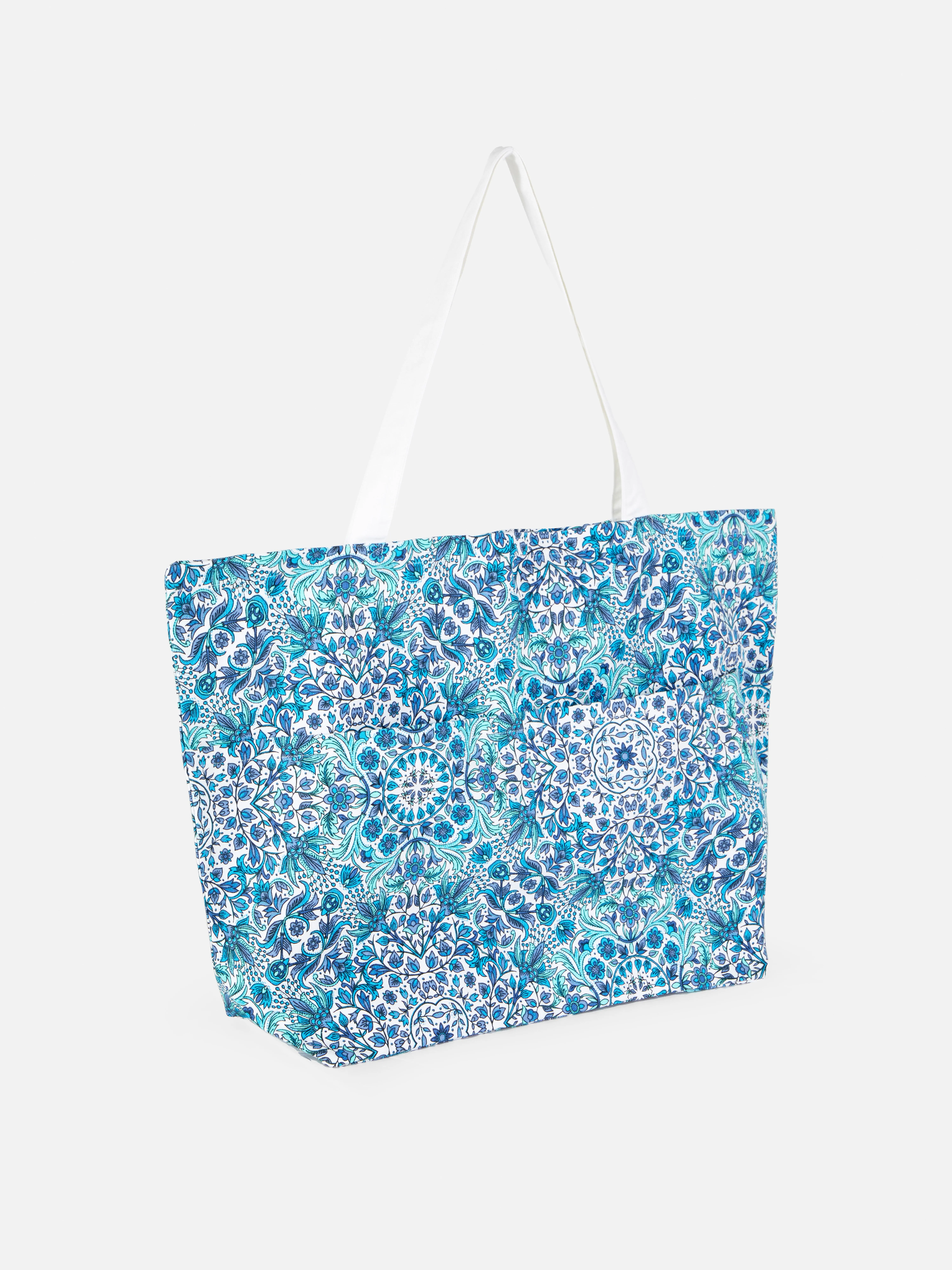 Bolso shopper grande estampado