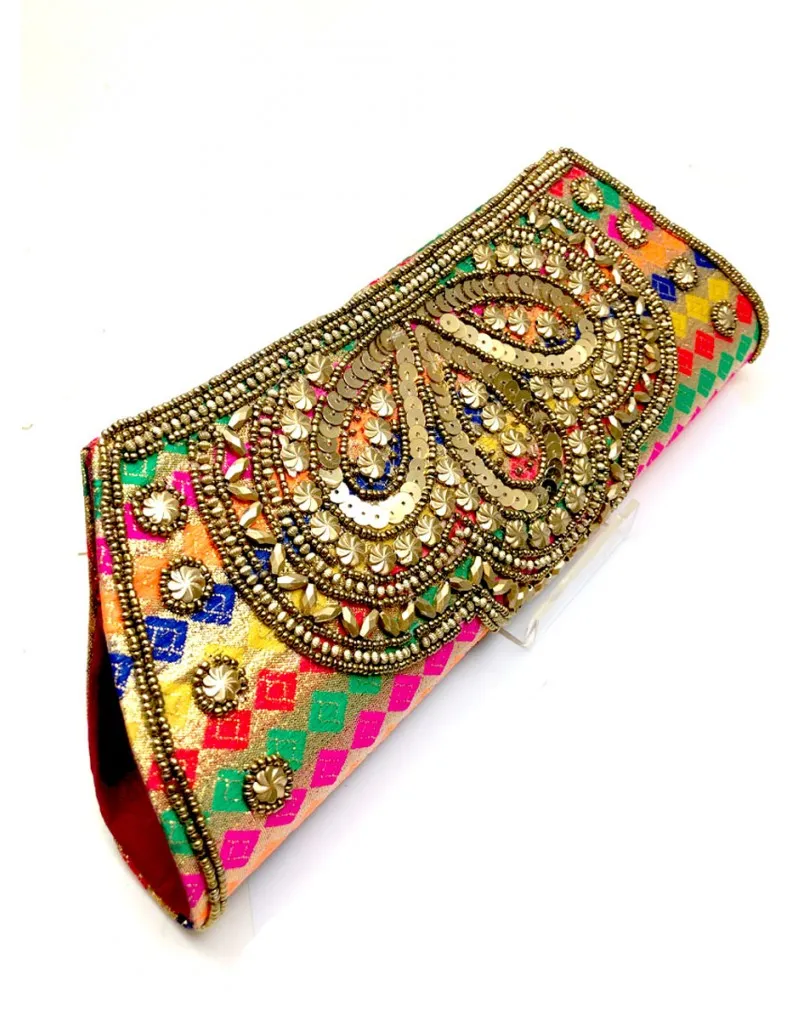 BOLSOS DE FIESTA ORIGINALES CON VISTOSOS COLORES PARA BODAS