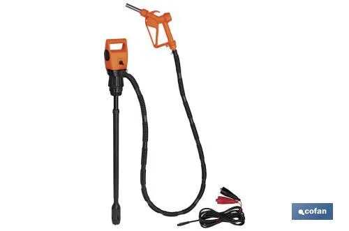 Bomba Eléctrica + Pistola Bidón (Conexión Batería 12V)