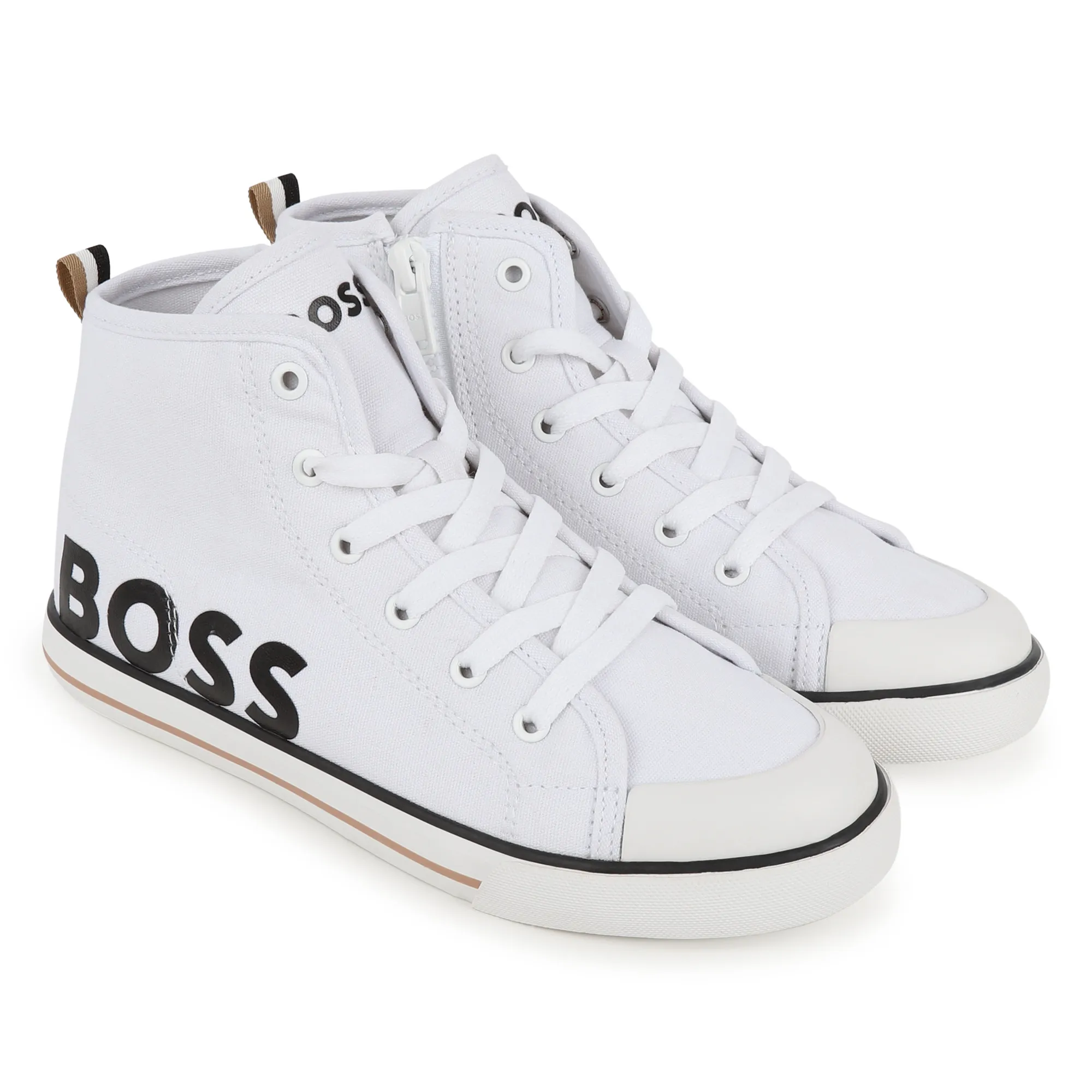 BOSS Zapatillas altas de lona