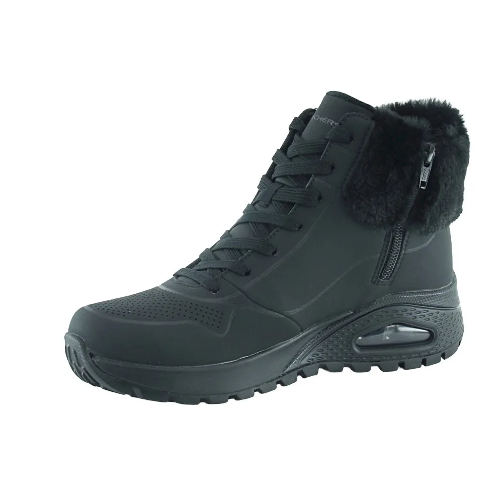 Botines Skechers Uno Rugged Negro