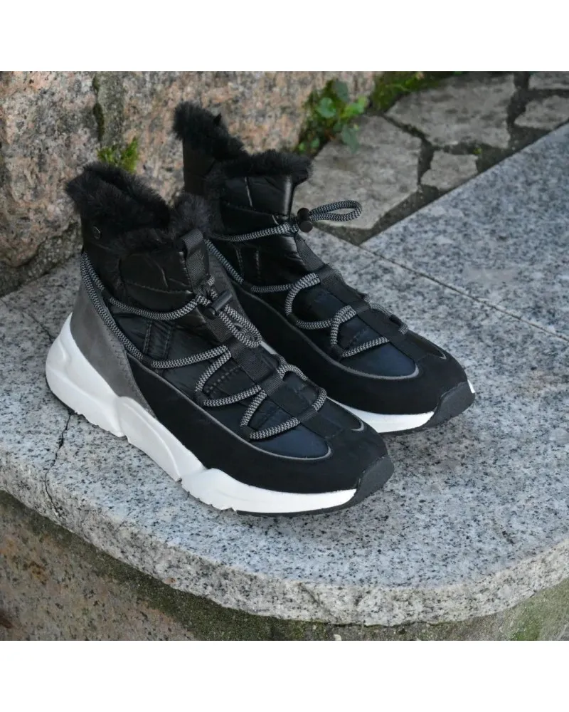 Botín deportivo VEGANO de cordones Gioseppo FERNEY 70892 negro