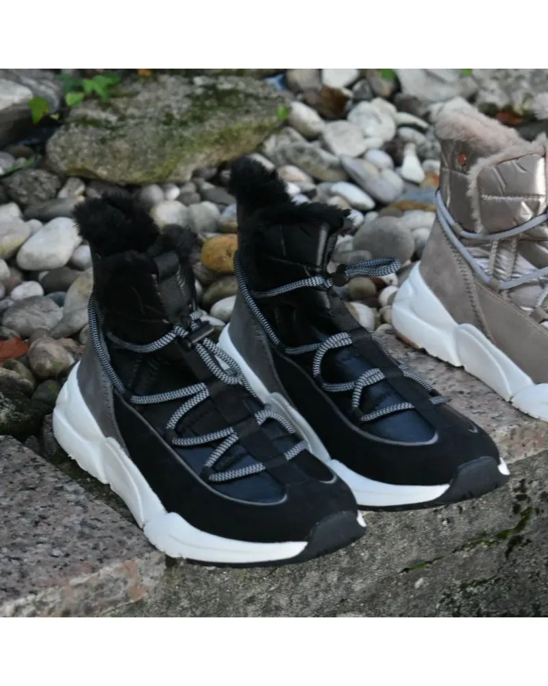 Botín deportivo VEGANO de cordones Gioseppo FERNEY 70892 negro