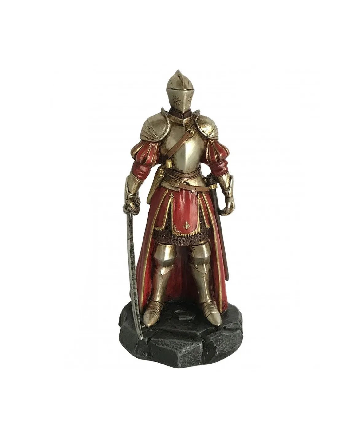 Caballero medieval en miniatura con espada (12 cm.)