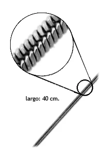 CADENA PLATA CORDONCILLO COLA TOPO 40 CM 126_CTB5040R