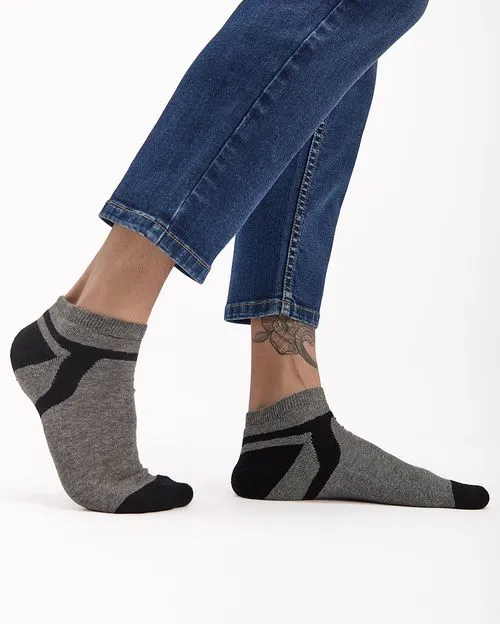 Calcetines Pack x 3 Hombre Franco Azul/Negro/Melange U