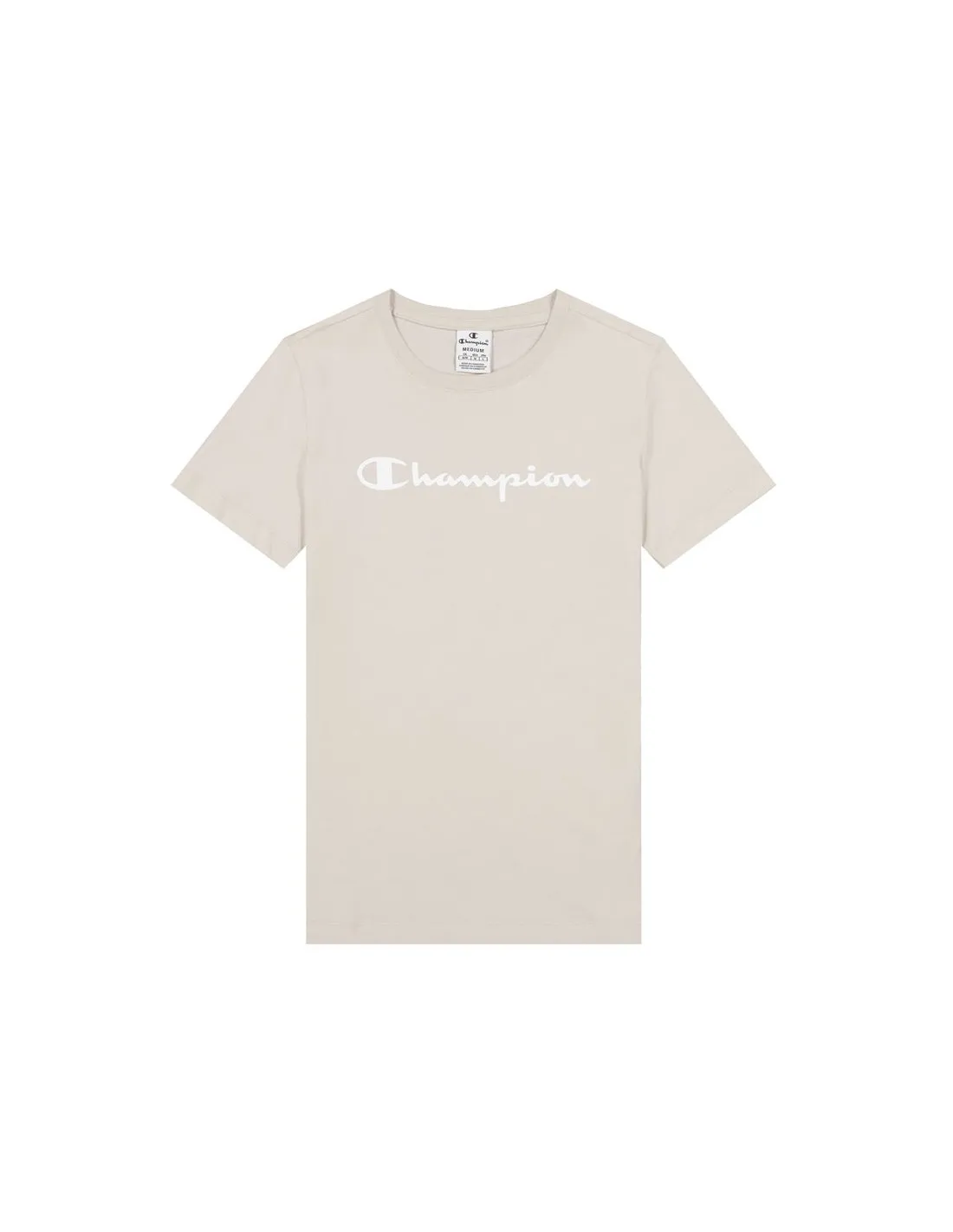 CAMISETA CHAMPION BIG SCRIPT LOGO W OFFWHITE