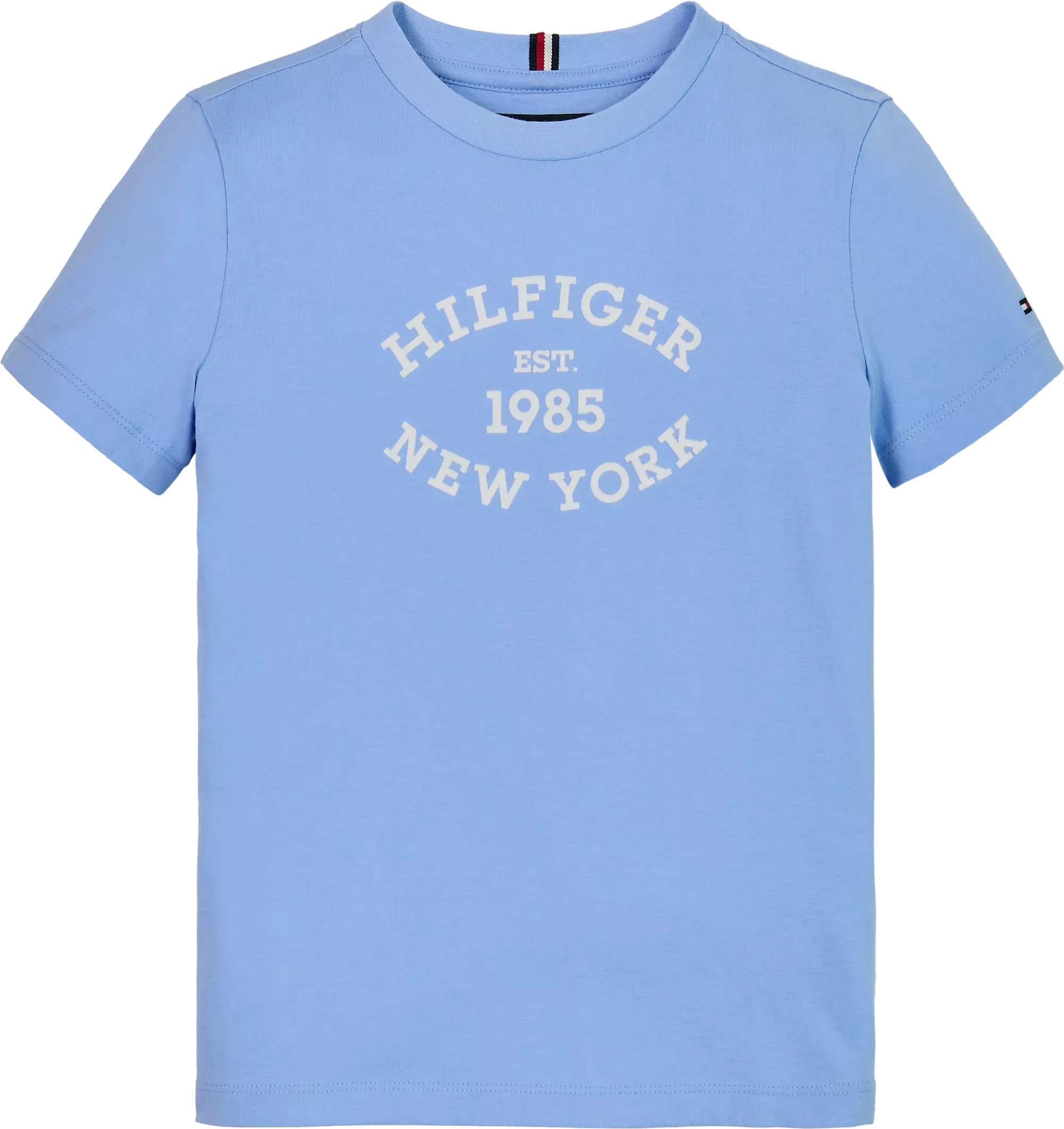 CAMISETA CON LOGO MONOTIPO ATERCIOPELADO NIÑO TOMMY HILFIGER