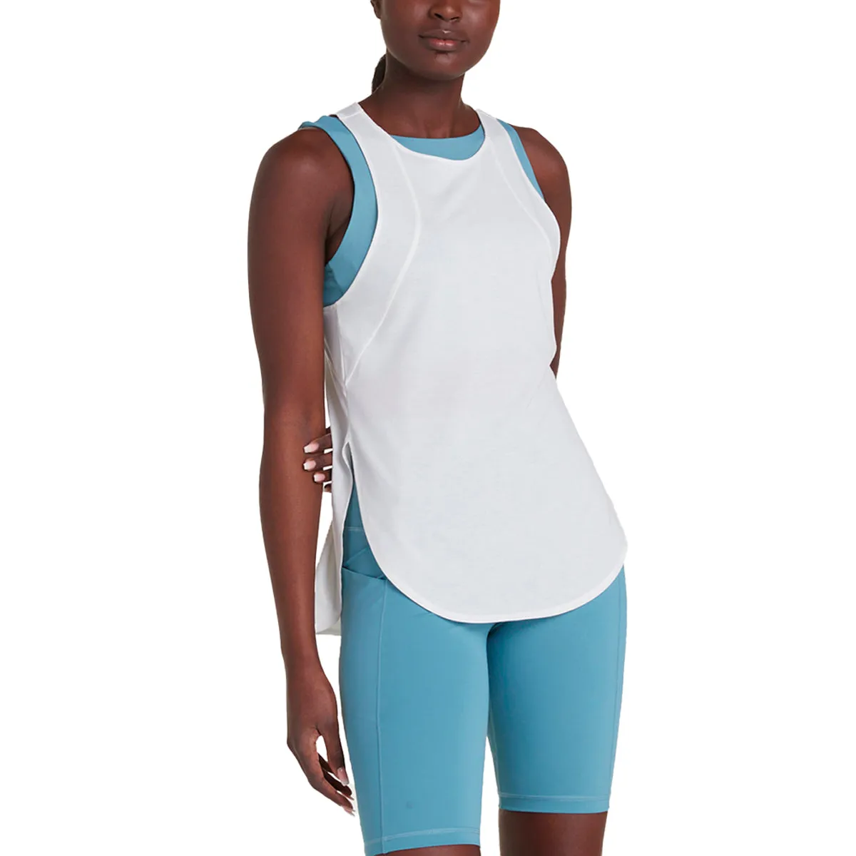 Camiseta De Tirantes Mujer Performance Wool  Tank Top Lole Blanco